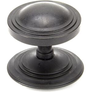 From The Anvil Art Deco Centre Door Knob External Beeswax 7.8cm H X 8.1cm W