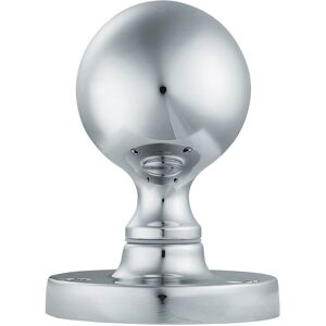 Carlisle Brass Victorian Double Dummy Door Knob Polished Chrome 7.65cm H X 6.5cm W