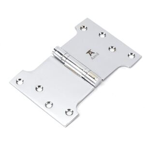 From The Anvil 10.2cm H x 15.4cm W Butt Bearing Pair Door Hinges Polished Chrome 10.2cm H X 15.4cm W X 6.8cm D From The Anvil 10.2cm H x 15.4cm W Butt Bearing Pair Door Hinges Polished Chrome 10.2cm H X 15.4cm W X 6.8cm D