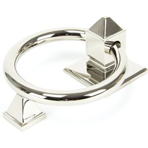 From The Anvil Ring Door Knocker Polished Nickel 15.6cm H X 12.4cm W X 6.2cm D From The Anvil Ring Door Knocker Polished Nickel 15.6cm H X 12.4cm W X 6.2cm D