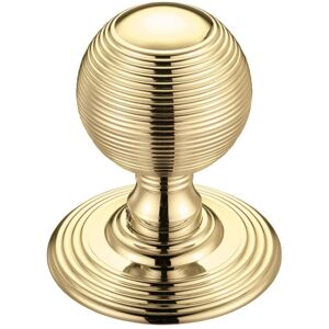Fulton & Bray Passage Door Knob Polished Brass 2.76cm H X 2.76cm W Fulton & Bray Passage Door Knob Polished Brass 2.76cm H X 2.76cm W