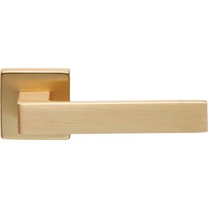 Manital Techna Latch Door Handle Satin Brass 5cm H X 5cm W Manital Techna Latch Door Handle Satin Brass 5cm H X 5cm W