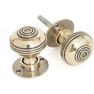 From The Anvil Prestbury Dummy Knobset Aged Brass 5cm H X 5cm W From The Anvil Prestbury Dummy Knobset Aged Brass 5cm H X 5cm W