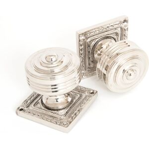 From The Anvil Tewkesbury Passage Door Knob Polished Nickel 6.3cm H X 6.3cm W From The Anvil Tewkesbury Passage Door Knob Polished Nickel 6.3cm H X 6.3cm W
