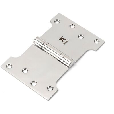 From The Anvil 10.2cm H x 15.4cm W Butt Bearing Pair Door Hinges Polished Stainless Steel 10.2cm H X 15.4cm W X 6.8cm D From The Anvil 10.2cm H x 15.4cm W Butt Bearing Pair Door Hinges Polished Stainless Steel 10.2cm H X 15.4cm W X 6.8cm D