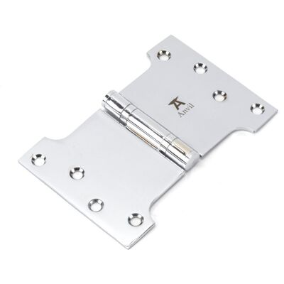 From The Anvil 10.2cm H x 15.4cm W Butt Bearing Pair Door Hinges Polished Chrome 10.2cm H X 15.4cm W X 6.8cm D From The Anvil 10.2cm H x 15.4cm W Butt Bearing Pair Door Hinges Polished Chrome 10.2cm H X 15.4cm W X 6.8cm D