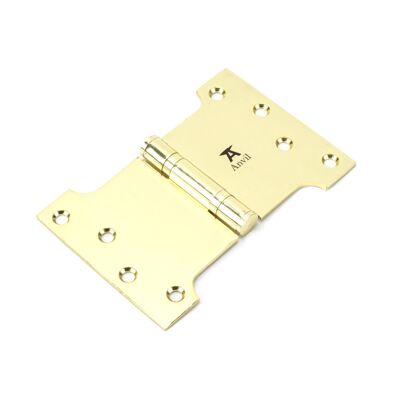 From The Anvil 10.2cm H x 15.4cm W Butt Bearing Pair Door Hinges Polished Brass 10.2cm H X 15.4cm W X 6.8cm D From The Anvil 10.2cm H x 15.4cm W Butt Bearing Pair Door Hinges Polished Brass 10.2cm H X 15.4cm W X 6.8cm D