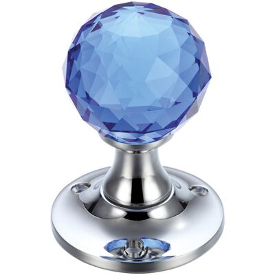 Fulton & Bray Passage Door Knob Blue 6cm H X 6cm W Fulton & Bray Passage Door Knob Blue 6cm H X 6cm W