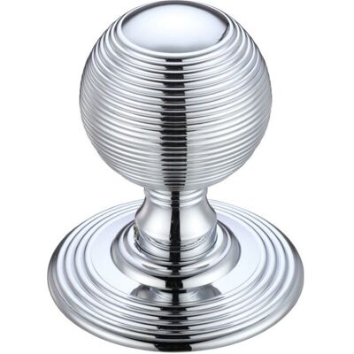 Fulton & Bray Passage Door Knob Polished Chrome 2.76cm H X 2.76cm W Fulton & Bray Passage Door Knob Polished Chrome 2.76cm H X 2.76cm W