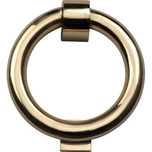 Heritage Brass 10.7cm x 10.7cm Ring Knocker yellow 10.7 H x 10.7 W cm