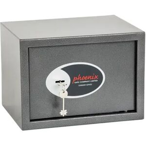 Phoenix Vela Lock Key Security Safe black 25.0 H x 35.0 W x 25.0 D cm