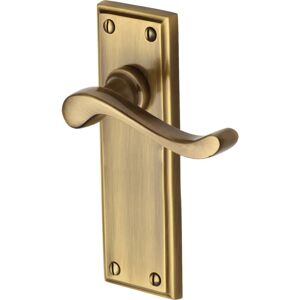 Heritage Brass Edwardian Latch Door Handle gray 15.3 H x 4.9 W cm