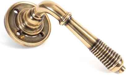 From The Anvil Passage Door Handle From The Anvil Finish: Aged Brass