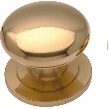 17 Stories Iraan Mushroom Knob (Set of 6) 17 Stories Finish: Polished Brass, Knob Diameter: 5cm  - Size: 76cm H X 35cm W X 10cm D 17 Stories Iraan Mushroom Knob (Set of 6) 17 Stories Finish: Polished Brass, Knob Diameter: 5cm  - Size: 76cm H X 35cm W X 10cm D