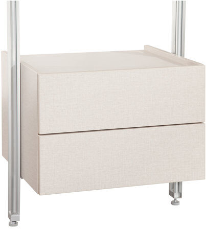 Space Pro Relax 55cm Wide Drawer Space Pro Finish: Linen Textile  - Size: 228cm H X 28cm W X 233cm D Space Pro Relax 55cm Wide Drawer Space Pro Finish: Linen Textile  - Size: 228cm H X 28cm W X 233cm D
