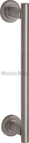 Heritage Brass Push/Pull Plate Heritage Brass Finish: Satin Chrome  - Size: 24cm H X 4cm D