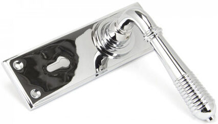 From The Anvil Interior Mortise Door Handle Kit From The Anvil Finish: Polished Chrome  - Size: 26cm H X 1cm W From The Anvil Interior Mortise Door Handle Kit From The Anvil Finish: Polished Chrome  - Size: 26cm H X 1cm W