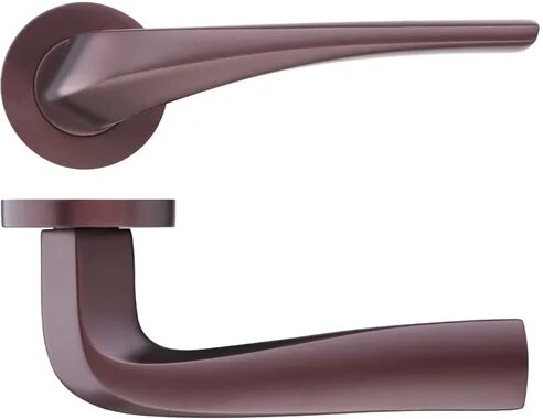 LPD Doors Draco Passage Door Handle Kit LPD Doors Finish: Rose Bronze  - Size: 83.8cm H x 205.7cm W x 4.4cm D