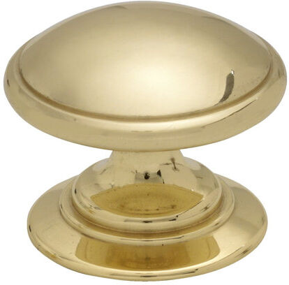 Beslag Design 25mm Mushroom Knob Multipack (Set of 6) Beslag Design Finish: Brass Beslag Design 25mm Mushroom Knob Multipack (Set of 6) Beslag Design Finish: Brass