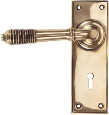 From The Anvil Interior Mortise Door Handle Kit From The Anvil Finish: Polished Bronze  - Size: 4cm H X 4cm W X 4cm D