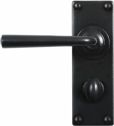 Stonebridge Padstow Privacy Door Handle Stonebridge Finish: Flat Black  - Size: Rectangle 60 x 110cm