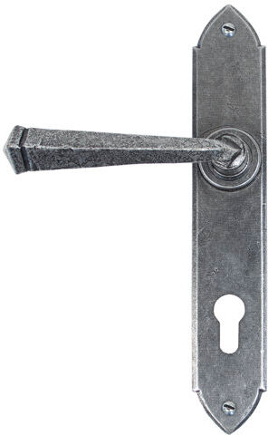 From The Anvil Gothic Privacy Door Handle From The Anvil Finish: Pewter Patina From The Anvil Gothic Privacy Door Handle From The Anvil Finish: Pewter Patina