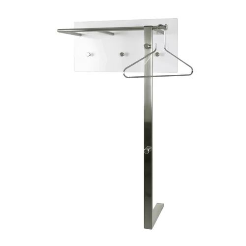 House Additions Wall Mounted Coat Rack House Additions Finish: White  - Size:
