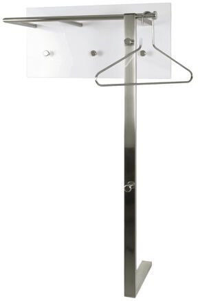House Additions Wall Mounted Coat Rack House Additions Finish: White  - Size: House Additions Wall Mounted Coat Rack House Additions Finish: White  - Size: