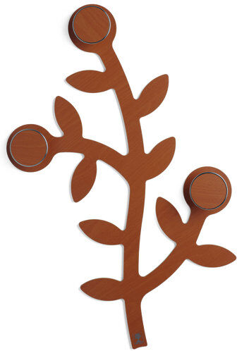 Foppapedretti Appendialbero Wall Hook (Set of 2) Foppapedretti Colour: Walnut Foppapedretti Appendialbero Wall Hook (Set of 2) Foppapedretti Colour: Walnut