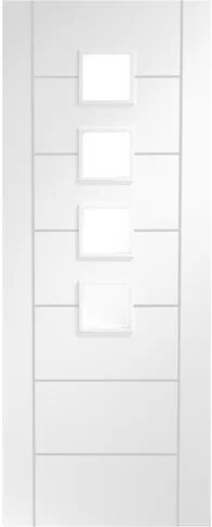 XL Joinery Palermo Internal Door Primed XL Joinery Door Size: 1981 x 838 x 35mm  - Size: 1981 x 762 x 35mm