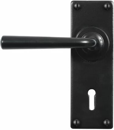 Stonebridge Padstow Interior Mortise Door Handle Stonebridge Finish: Flat Black  - Size: