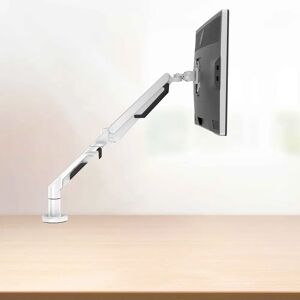 Dellonda White Desktop Mount for Screens Holds up to 12kg white 45.0 H x 35.0 W x 10.0 D cm