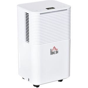 HOMCOM Portable Quiet Dehumidifier White 44.5cm H X 22cm W X 25cm D HOMCOM Portable Quiet Dehumidifier White 44.5cm H X 22cm W X 25cm D