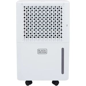 Black and Decker BLACK+DECKER 12L Smart Dehumidifier and Ionizer, 4 Modes, 2.1L Water Tank, White 40.55 H x 27.0 W x 20.5 D cm