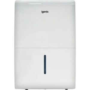 Igenix White 30L Per Day Compressor Dehumidifier 50.0 H x 38.6 W x 26.0 D cm