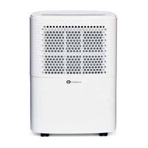 PureMate 12 Litre Dehumidifier with Air Purifier and Continuous Drainage Hose 44.0 H x 30.0 W x 22.0 D cm