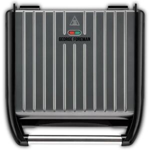 George Foreman Large Steel Grill gray 10.9 H x 39.9 W x 37.2 D cm