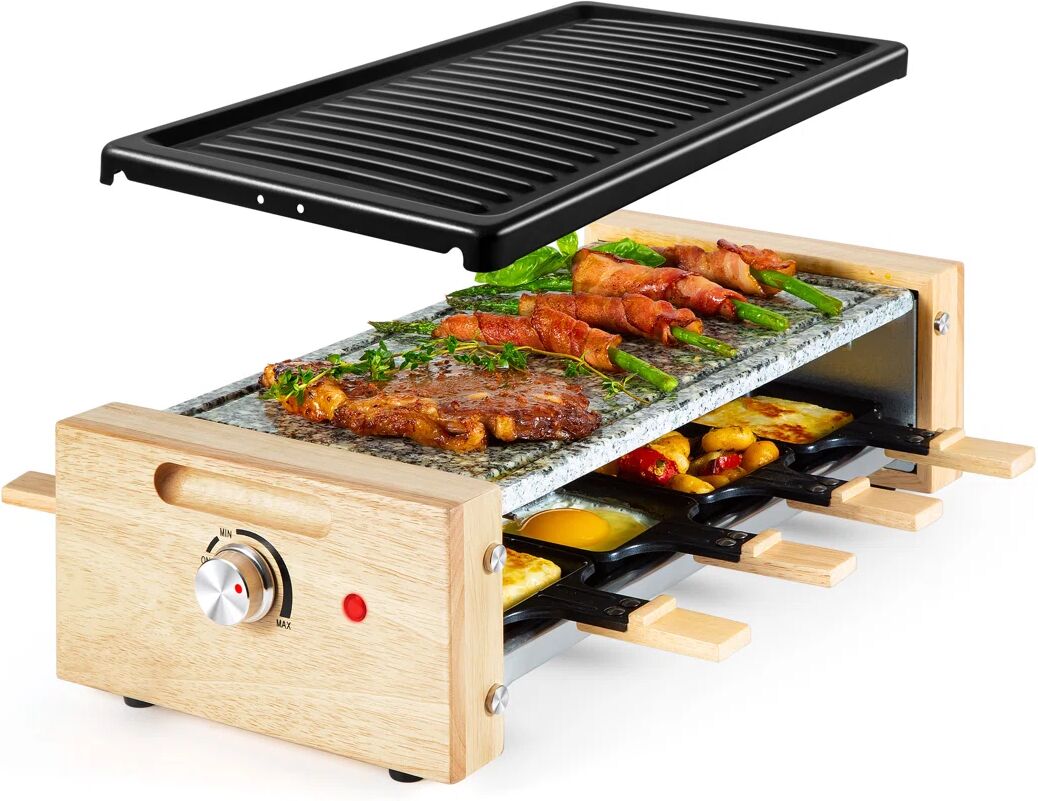 VonShef 8 Person Raclette Grills 13.0 H x 23.0 D cm