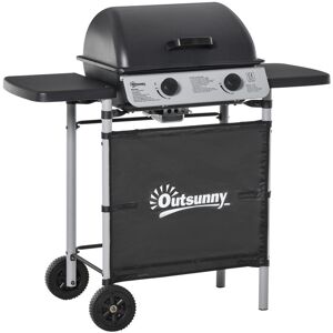 17 Stories 2 - Burner Portable Propane 9500 BTU BTU Gas Grill with Side Burner Powder Coated 2 17 Stories 2 - Burner Portable Propane 9500 BTU BTU Gas Grill with Side Burner Powder Coated 2