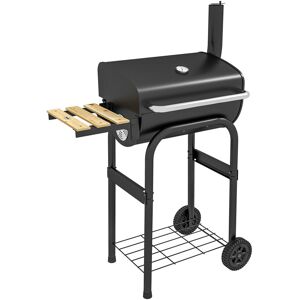 Dakota Fields Brissa 83cm W Portable Charcoal Grill Matte Black 42cm W Dakota Fields Brissa 83cm W Portable Charcoal Grill Matte Black 42cm W
