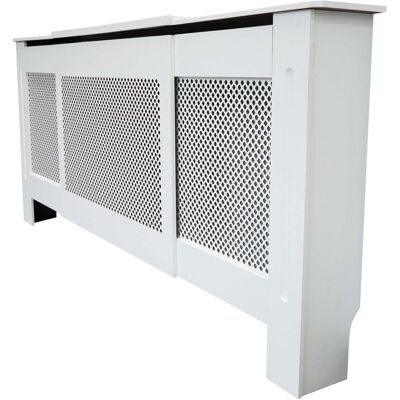 August Grove Poirier Adjustable Diamond Grill Radiator Cover 81.5cm H X 204cm W X 19cm D August Grove Poirier Adjustable Diamond Grill Radiator Cover 81.5cm H X 204cm W X 19cm D