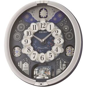 Seiko Melody in Motion Silent Wall Clock gray 44.3 H x 10.5 W x 9.7 D cm