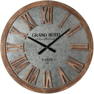 Borough Wharf Oversized Ransom 62cm Wall Clock gray 62.0 H x 62.0 W x 4.5 D cm