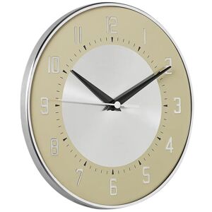 Roger Lascelles Clocks Deco Domed 20.5cm Wall Clock brown 20.5 H x 20.5 W x 2.5 D cm