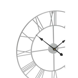 Borough Wharf Oversized Ezzie Wall Clock gray 60.0 H x 60.0 W x 4.0 D cm