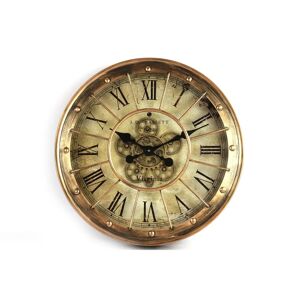 Borough Wharf Analoge Wanduhr Lavinia 59,5 cm yellow 59.5 H x 59.5 W x 8.0 D cm