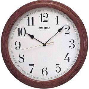 Seiko 32cm Wall Clock brown/red 32.0 H x 32.0 W x 4.0 D cm