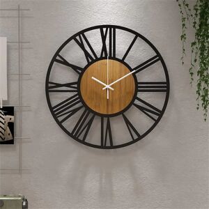 Borough Wharf Rego 40cm Silent Wall Clock black