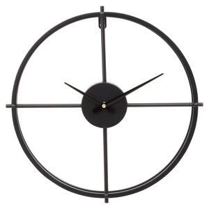 Borough Wharf Kilyan 40cm Wall Clock black 40.0 H x 40.0 W x 5.0 D cm