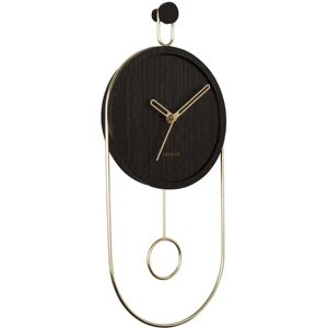 Karlsson Pendulum 20cm Wall Clock black 20.0 H x 20.0 W x 4.0 D cm